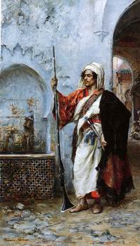 Arab or Arabic people and life. Orientalism oil paintings 422